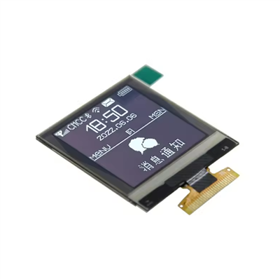 1,5 hüvelykes, 128x128 képpontos, SH1107 SSD1327 párhuzamos I2C interfésszel rendelkező kijelző