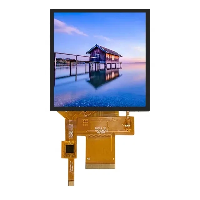 4.{1}} hüvelykes, nagy fényerejű, 1000 nites LCD, 480*480 négyzet alakú kijelző