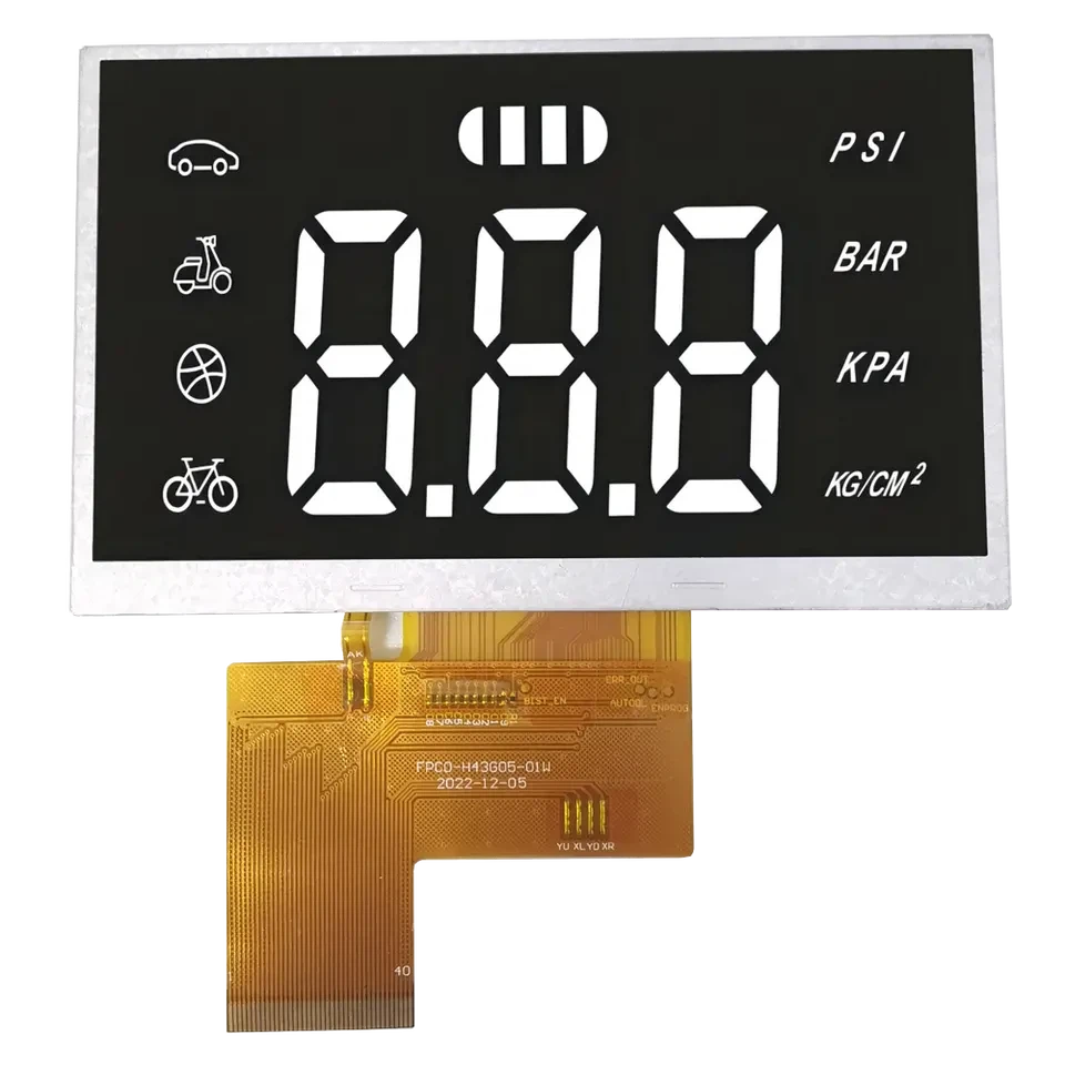 Egyedi 4,3 hüvelykes érintőképernyős LCD kijelző LED képernyő