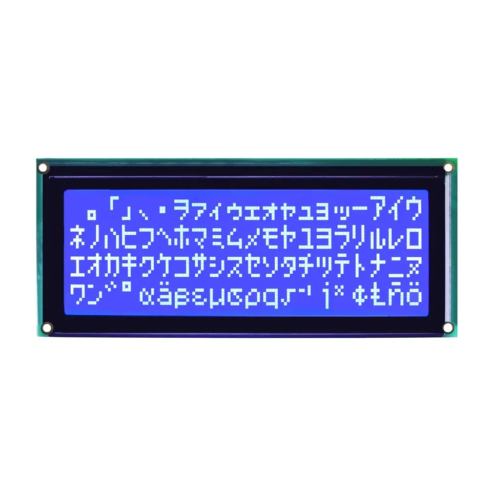 Negatív 20*4 LCD kijelző Bule háttérvilágítással
