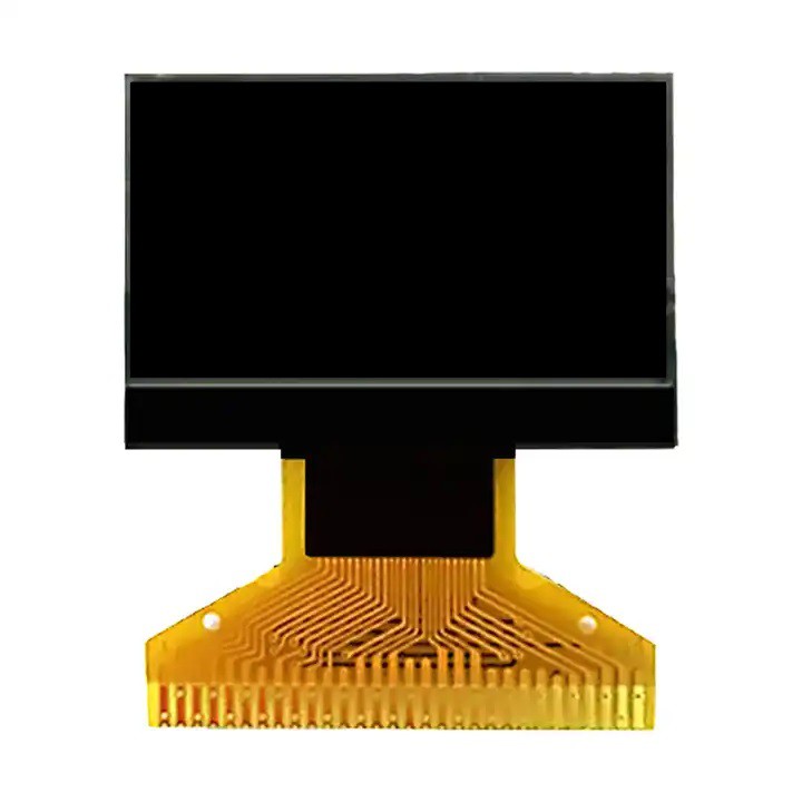 Nukleáris sugárzás érzékelő 128x64 LCD kijelző sárga/kék modul